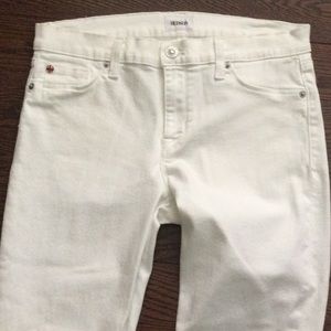 Hudson white jeans